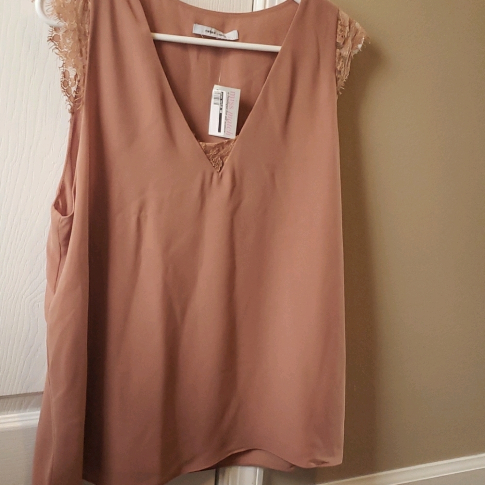 Salmon blouse